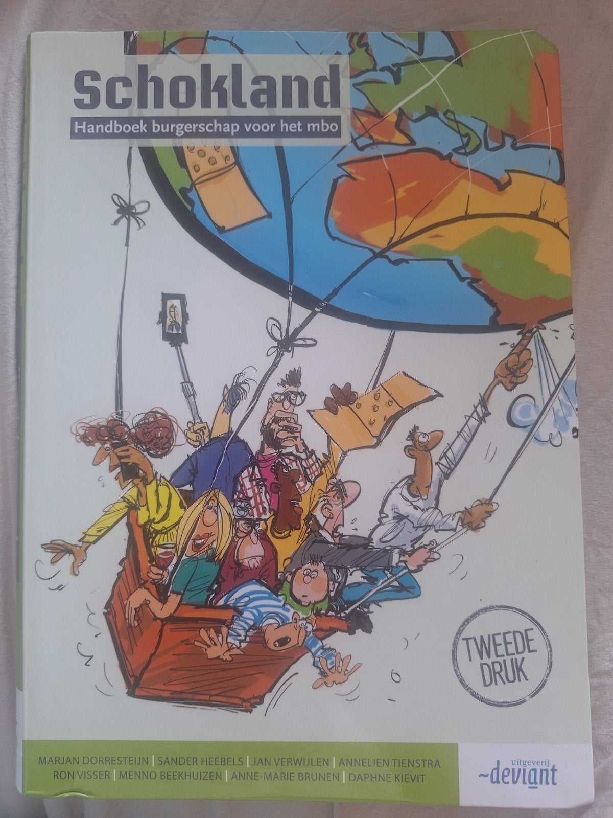 Schokland: Handboek burgerschap voor het mbo, Boeken, Zo goed als nieuw, Nederlands, Overige niveaus, Sander Heebels; Menno Beekhuizen; Anne-Marie Brunen; Marjan D...