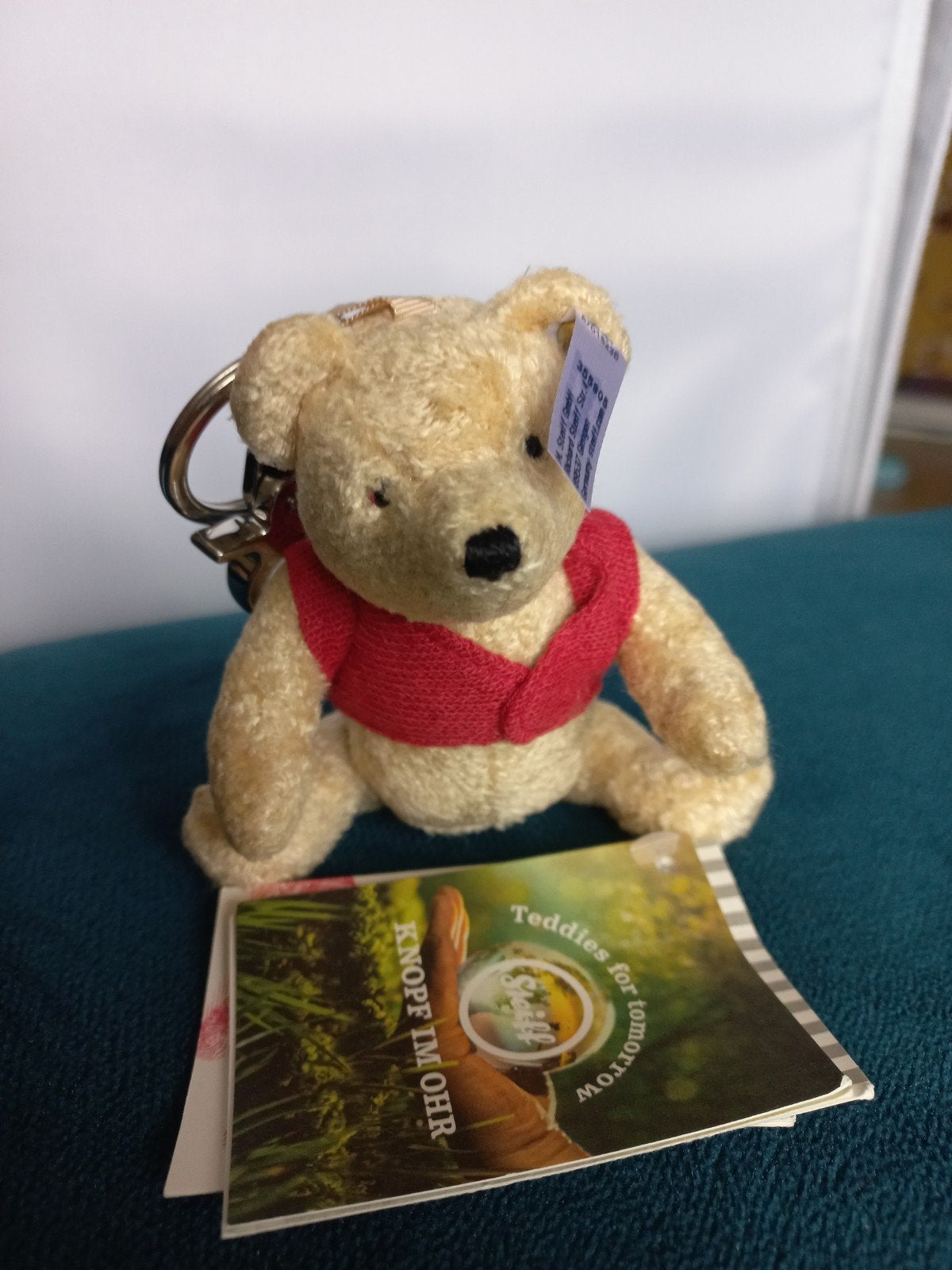 Winnie the Pooh Steiff sleutelhanger, Ophalen, Nieuw, Stoffen beer, Overige merken