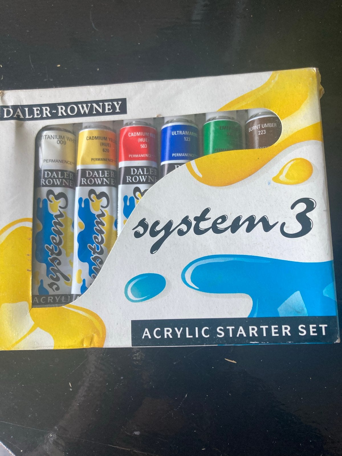 Daler-Rowney System 3 Acrylverf Starter Set, Ophalen, Nieuw, Acrylverf
