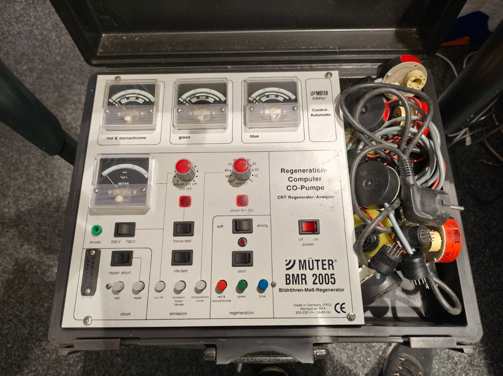 Müter BMR 2005 CRT Regenerator/Analyzer, Ophalen of Verzenden