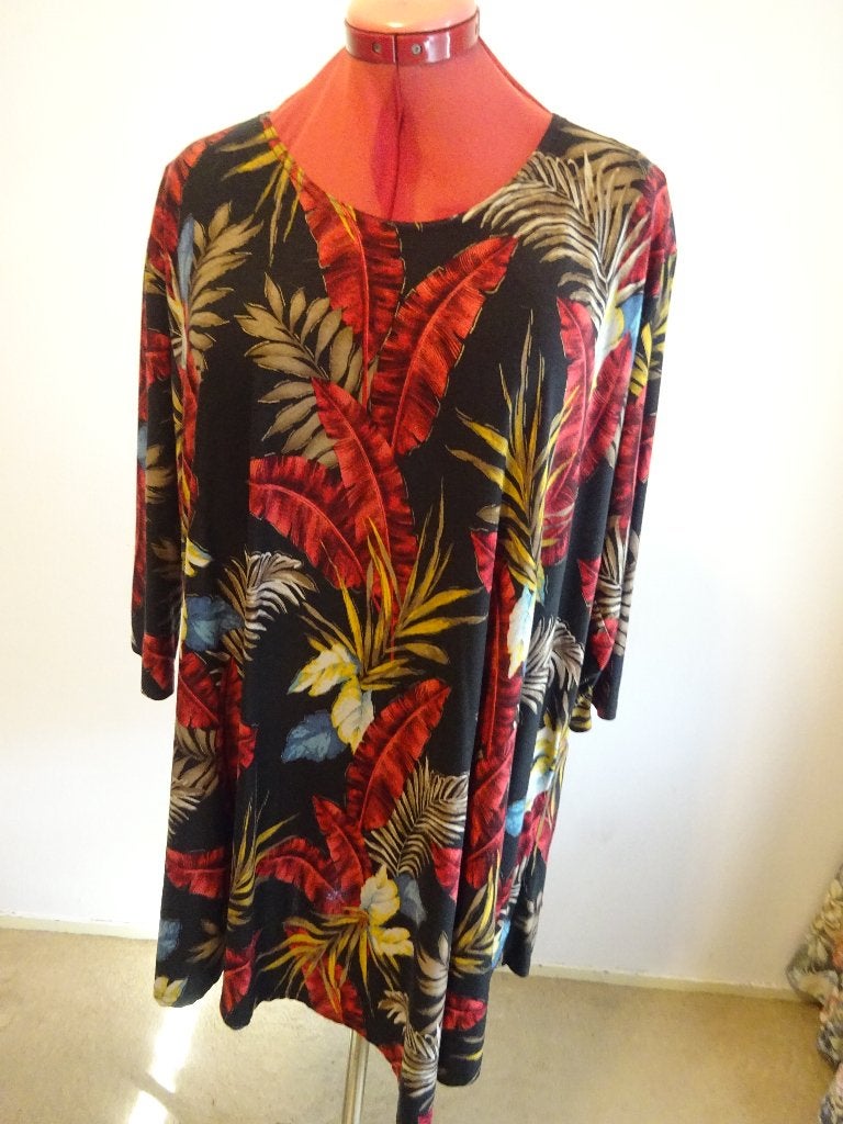 Magna tuniek mt 52/54, Kleding | Dames, Grote Maten, Verzenden, Zo goed als nieuw, Zwart, Blouse of Tuniek