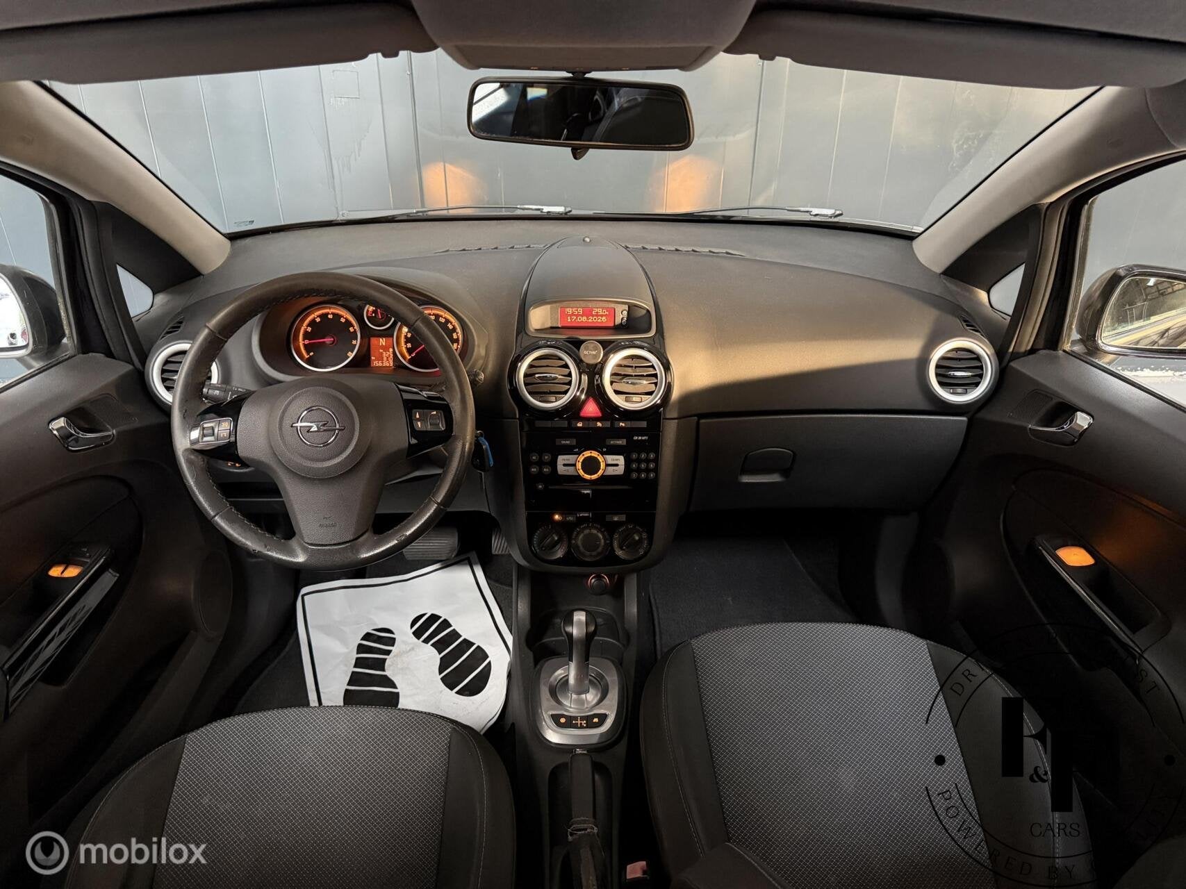 Opel Corsa 1.2-16V Sport|Automaat|Half Leder|Cruise|Airco|NA, Auto's, 450 kg, Zwart, Zwart, Origineel Nederlands