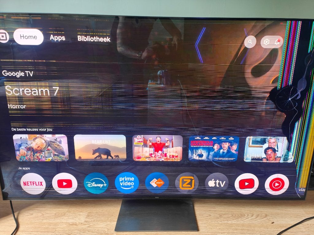 TCL 65C831 (voor onderdelen), 120 Hz, 100 cm of meer, 4k (UHD), Smart TV