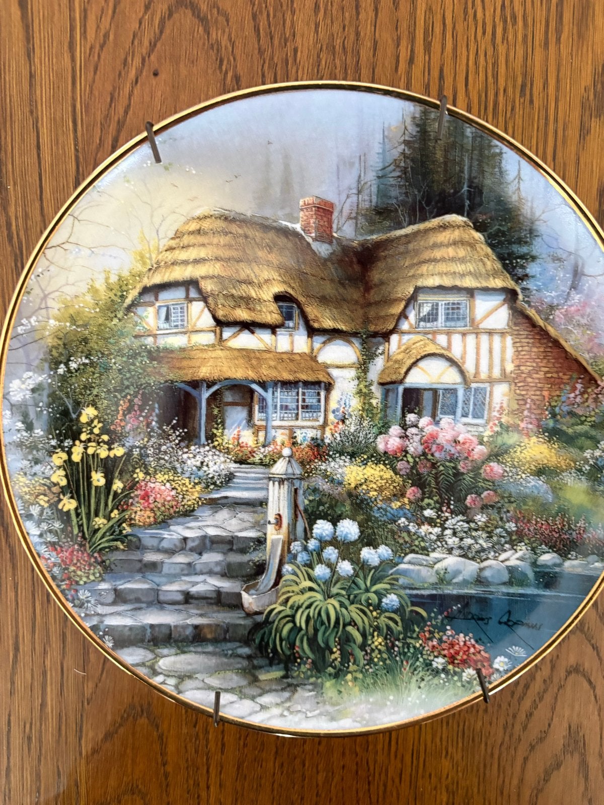 Decoratieve porseleinen borden - Franklin Mint, Antiek en Kunst, Ophalen of Verzenden