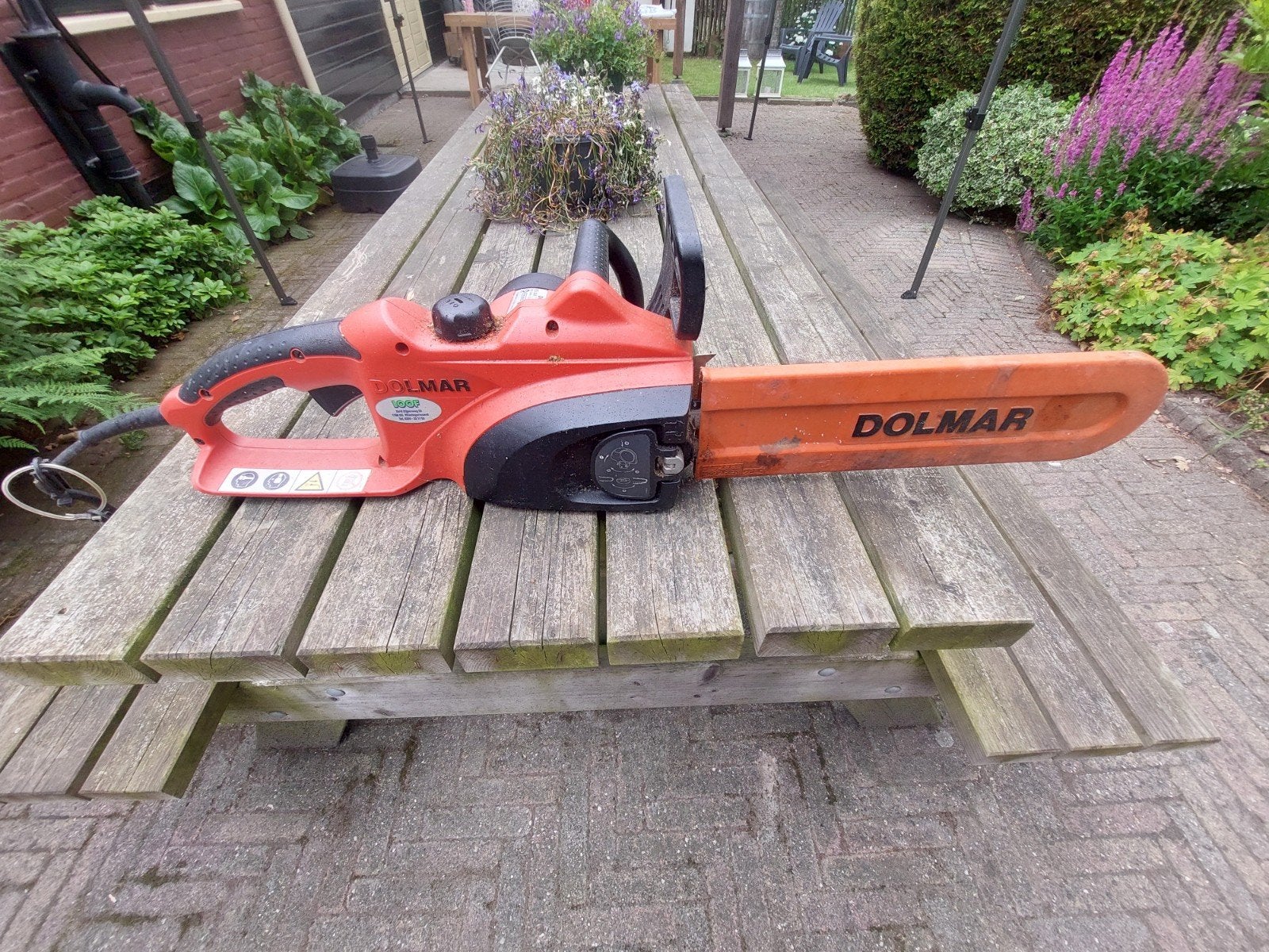 Dolmar ES-38A elektrische kettingzaag 1600W, Ophalen, Gebruikt, 30 t/m 39 mm, Dolmar