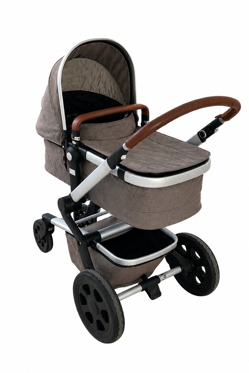 Joolz Day 2 Kinderwagen 2-in-1 Hippo Grijs met accessoires, Gebruikt, Verstelbare duwstang, Combiwagen, Ophalen