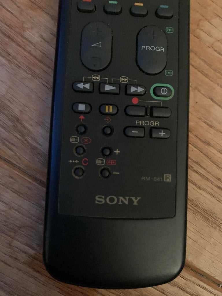 Sony RM-841-afstandsbediening, Ophalen of Verzenden, Gebruikt, Origineel, Tv