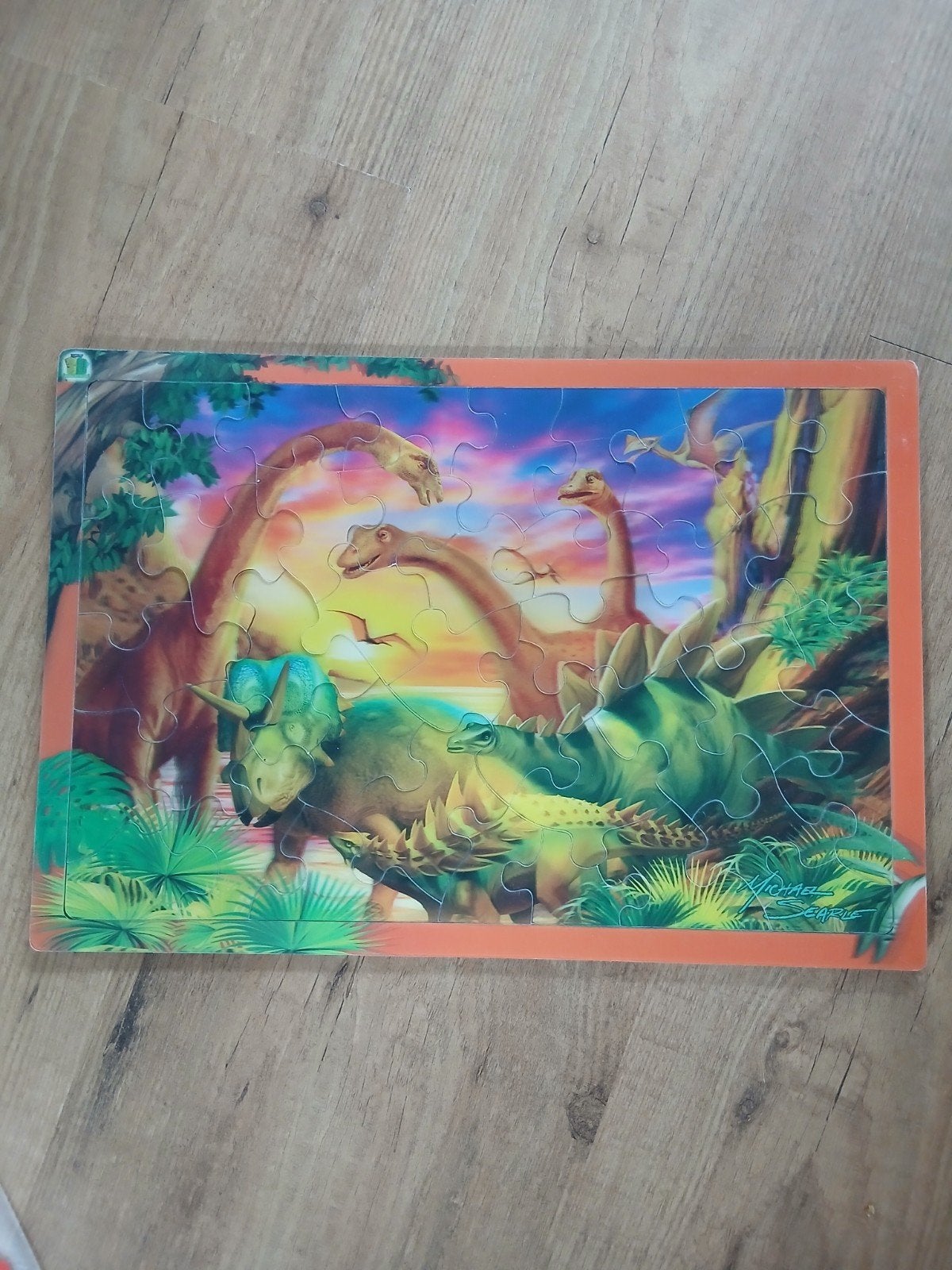 3D puzzel dino's dinosaurus, Ophalen of Verzenden, Minder dan 500 stukjes, Zo goed als nieuw, Legpuzzel