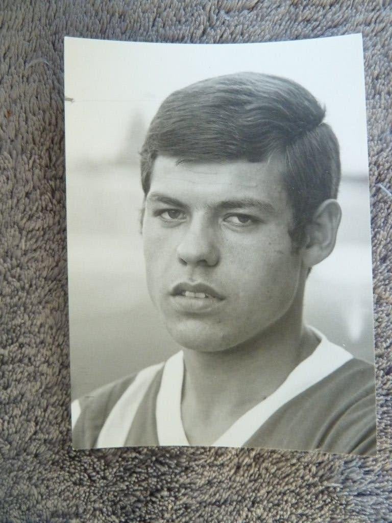 Foto.  Johan.Dijkstra MVV     6,5 x 9 cm, Ophalen of Verzenden, Zo goed als nieuw, Overige binnenlandse clubs, Overige typen