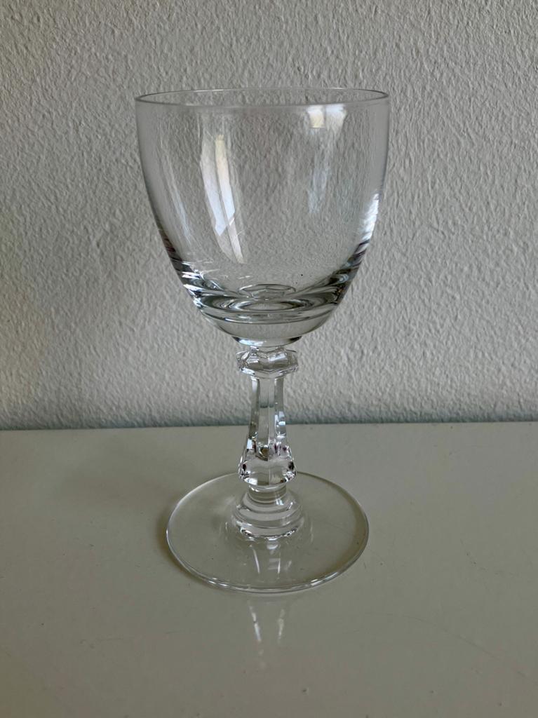 6 portglazen, kristal, Val St Lambert, serie Caro, Verzamelen, Ophalen of Verzenden, Nieuw, Overige typen
