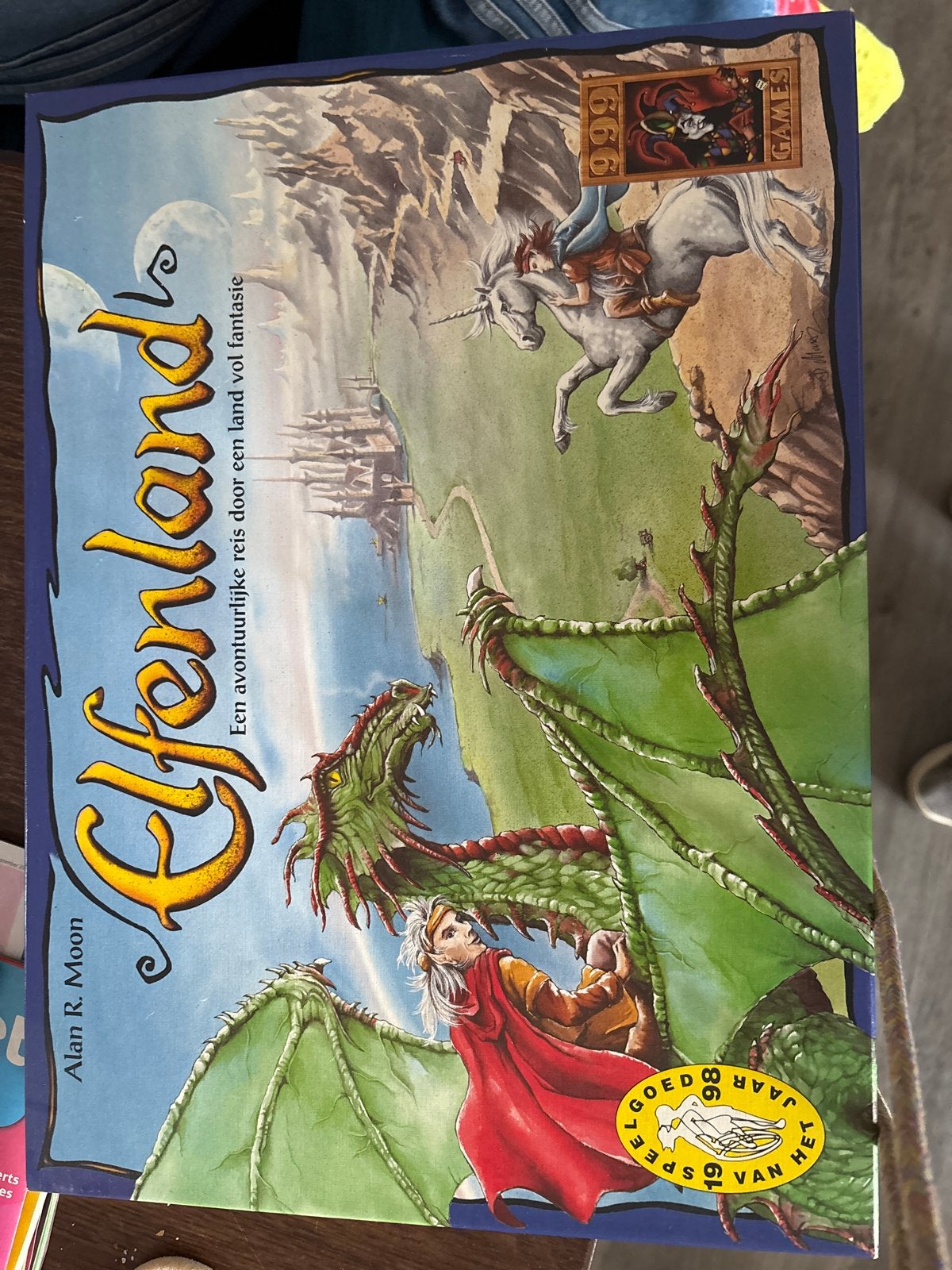 Elfenland bordspel van 999 Games, Drie of vier spelers, Ophalen of Verzenden, Gebruikt