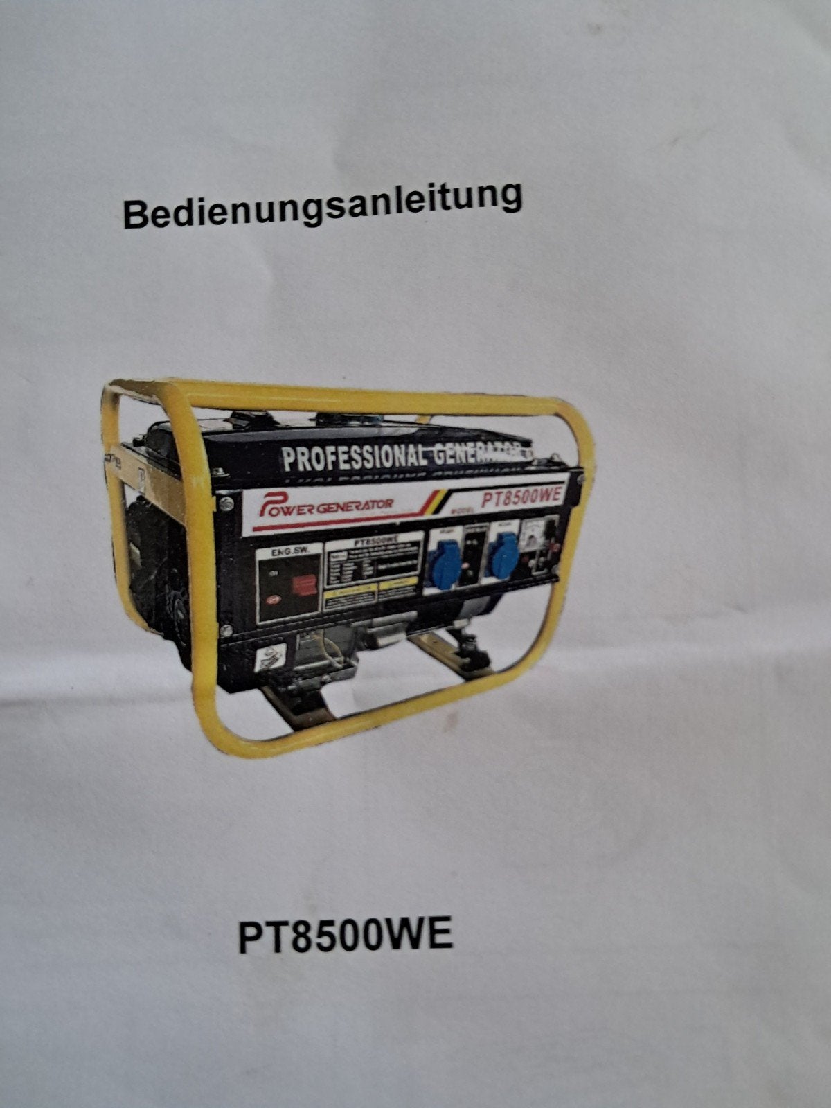 Power Generator PT8500WE - 3.0KW Benzine Generator, Ophalen of Verzenden, Nieuw, Minder dan 5 kVA, Benzine