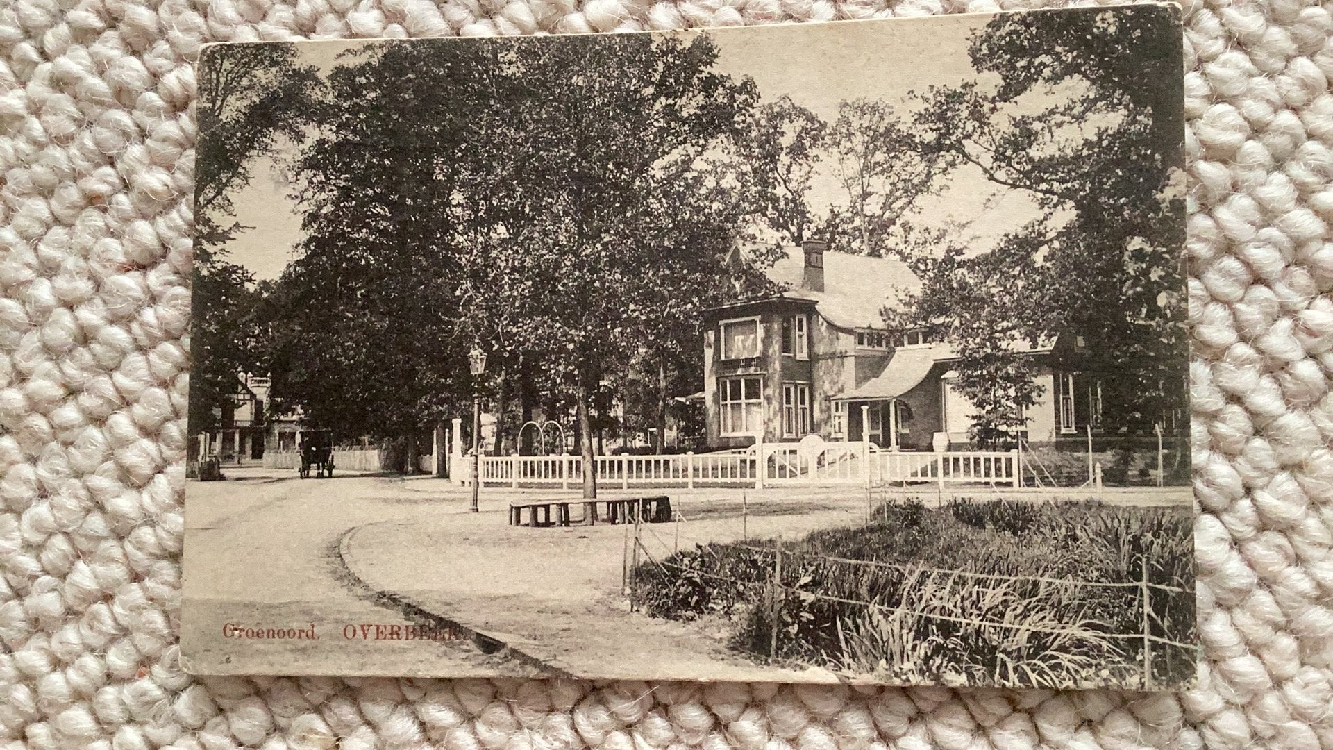 Ansichtkaart Overbeek Groenoord bij Velp 1910. 991, Ophalen of Verzenden, Voor 1920, Gelopen, Gelderland
