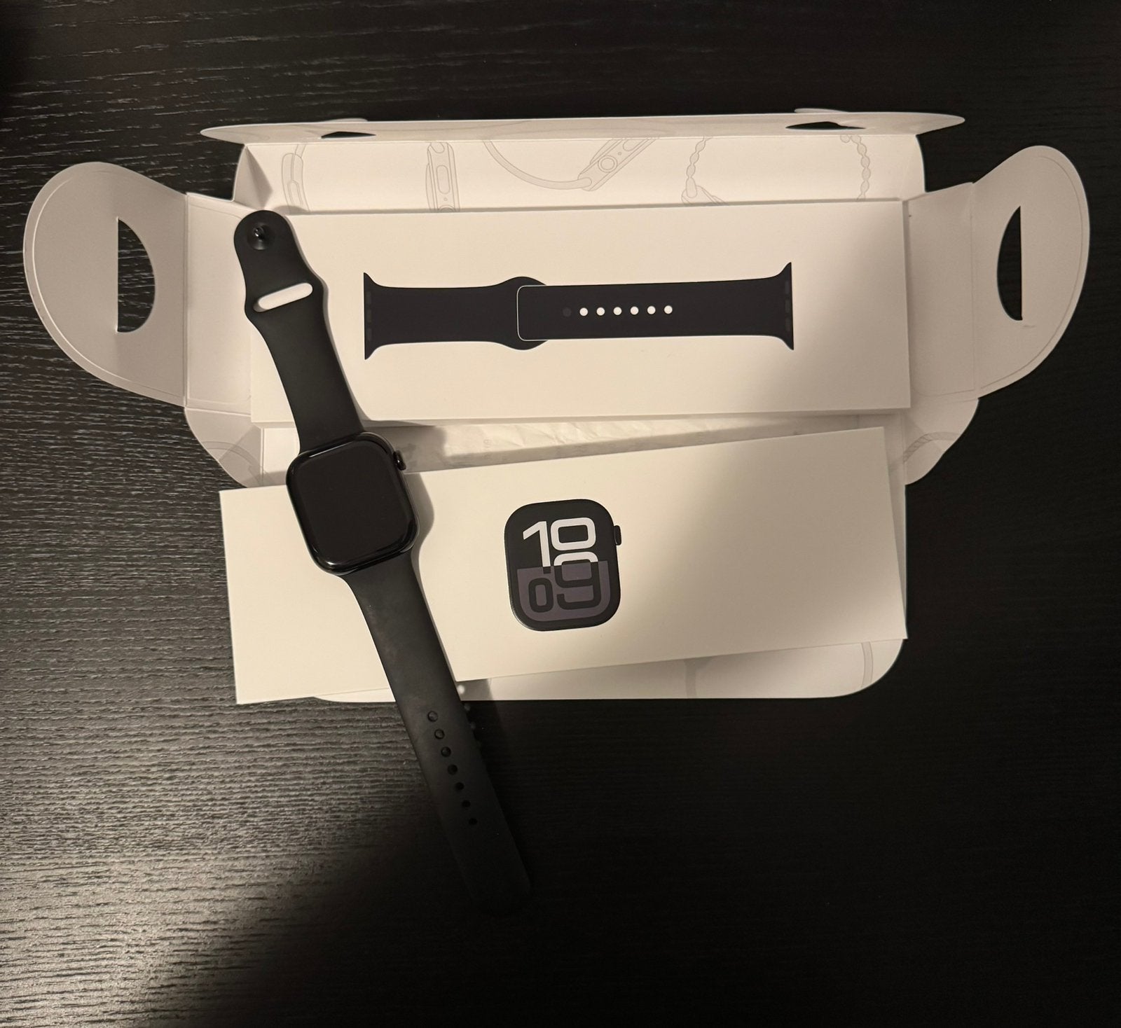 Apple watch series 10 46mm black, Ophalen of Verzenden, Zo goed als nieuw, Zwart, IOS