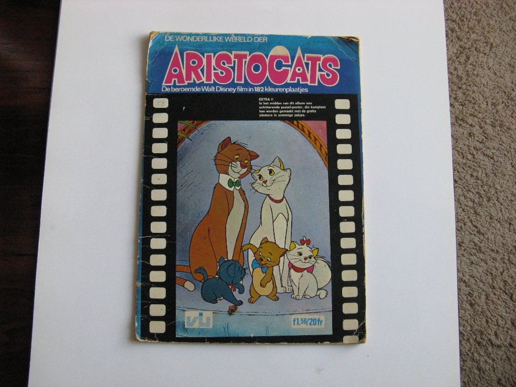 Aristocats 1972 walt disney de wonderlijke wereld, Ophalen of Verzenden, 1960 tot 1980, Tijdschrift