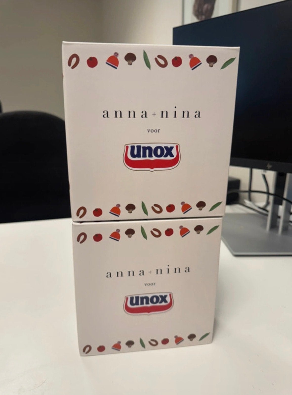 Anna + Nina voor Unox soepkom, Ophalen of Verzenden, Nieuw, Overige merken, Kom(men)