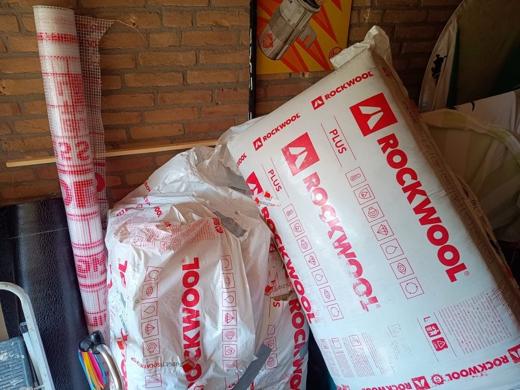 Rockwool Rockmin Plus isolatieplaten (140mm dik), Ophalen, Dakisolatie, 12 cm of meer, Nieuw