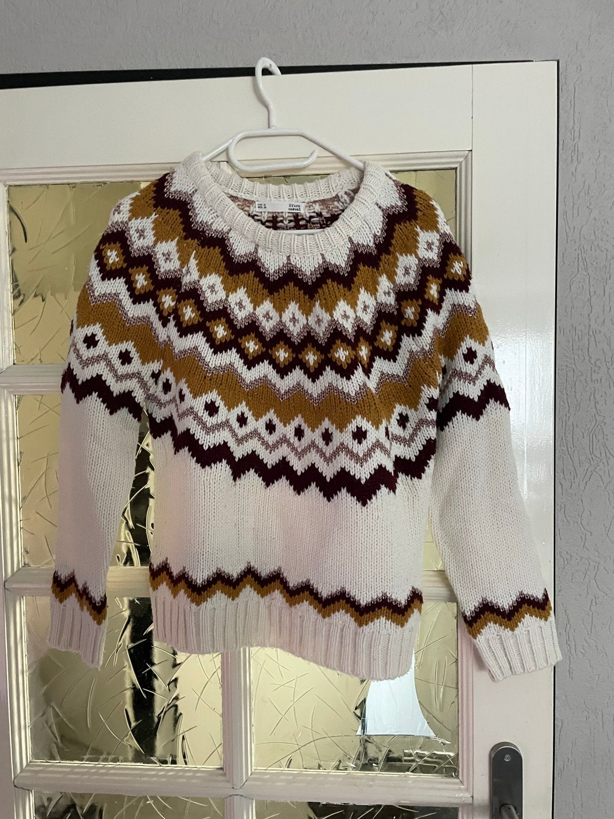 Sfera Casual Trui met Noors Patroon - Maat M, Ophalen of Verzenden, Zo goed als nieuw, Maat 38/40 (M), Meerkleurig