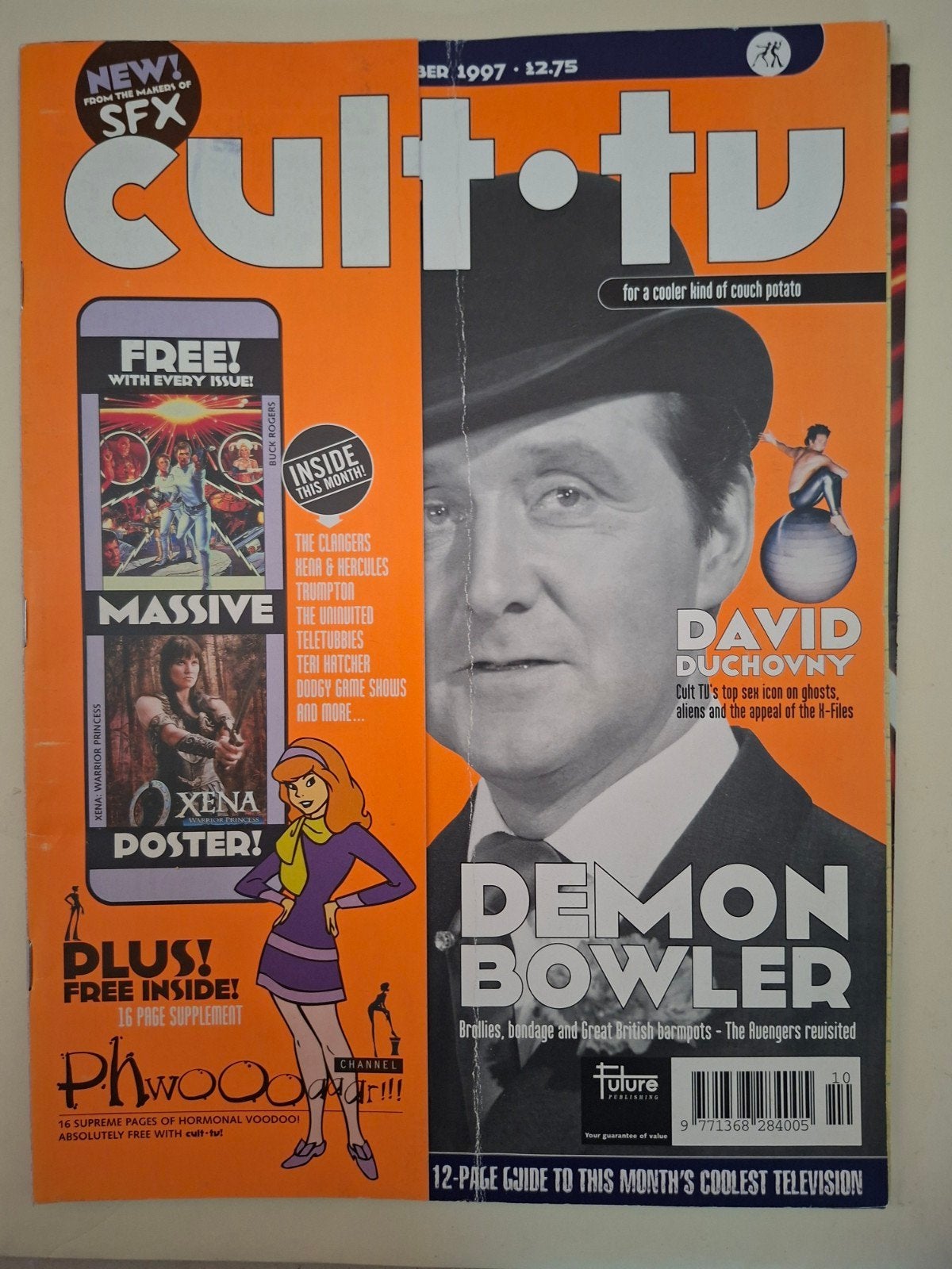 cult tv magazine u.k. rare tv magazine 1997 tv serie, Verzenden, Muziek, Film of Tv
