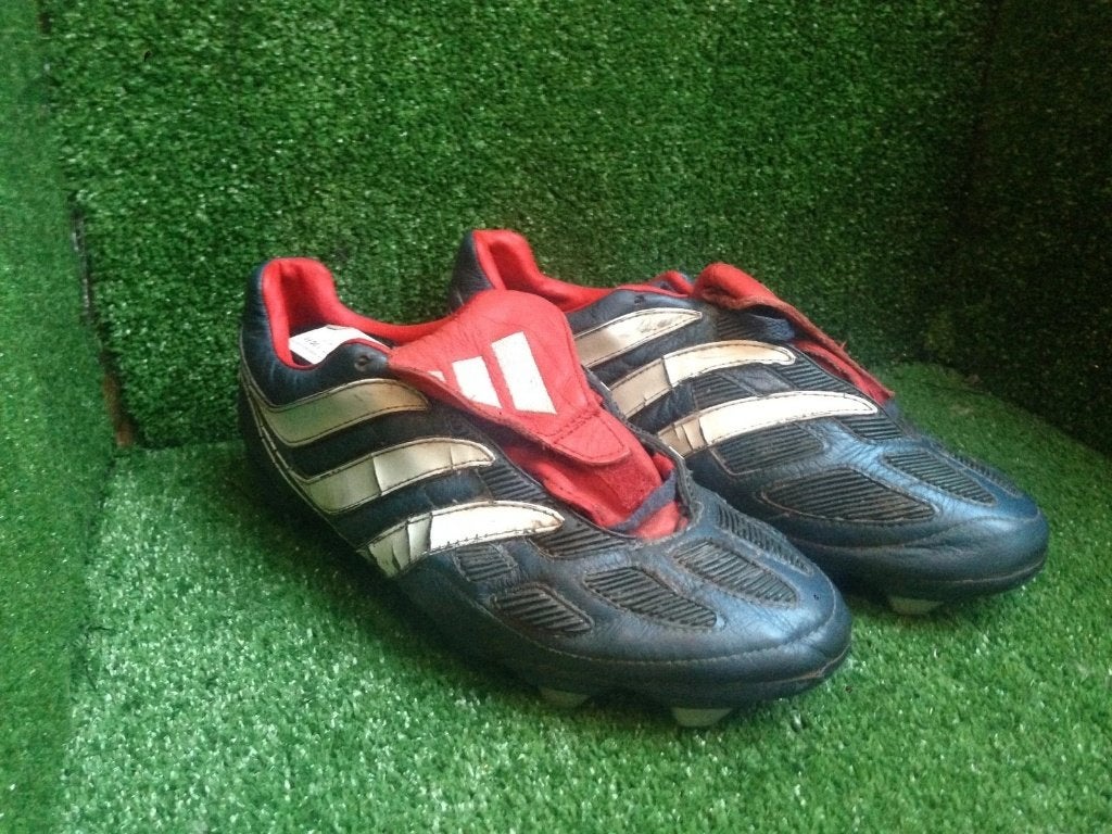 Adidas Predator precision mania Powerswerve Blue lea maat 43, Gebruikt, Maat XS of kleiner, Schoenen, Ophalen of Verzenden