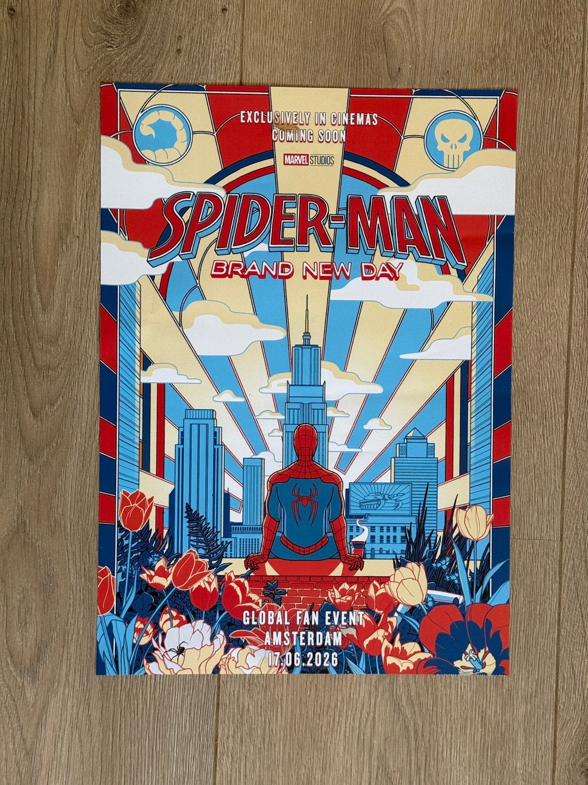Spider-Man Brand New Day global fan event exclusive poster, Rechthoekig Staand, Ophalen of Verzenden, Zo goed als nieuw, A1 t/m A3