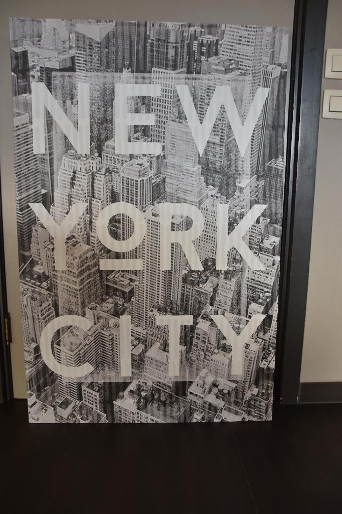 Canvas New York, Huis en Inrichting, Ophalen, Zo goed als nieuw, 75 tot 100 cm, Foto of Poster