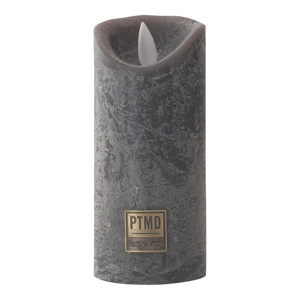 96 st PTMD LED Kaarsen antraciet 5,5x5,5x13 hoog restaurant, Info@ptmd.nl, Ophalen of Verzenden, Grijs, PTMD