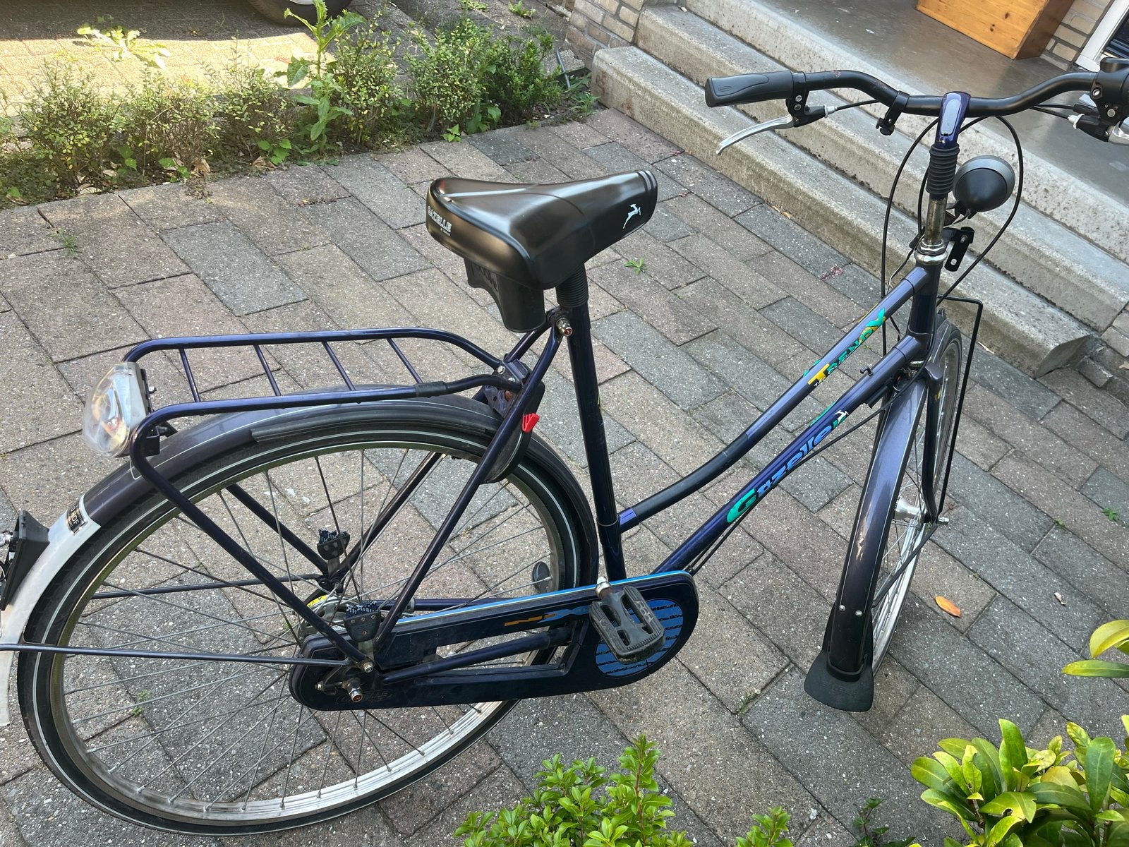 Damesfiets met 4 versnellingen en gratis mandje, Gebruikt, Versnellingen, 50 tot 53 cm, Trommelrem