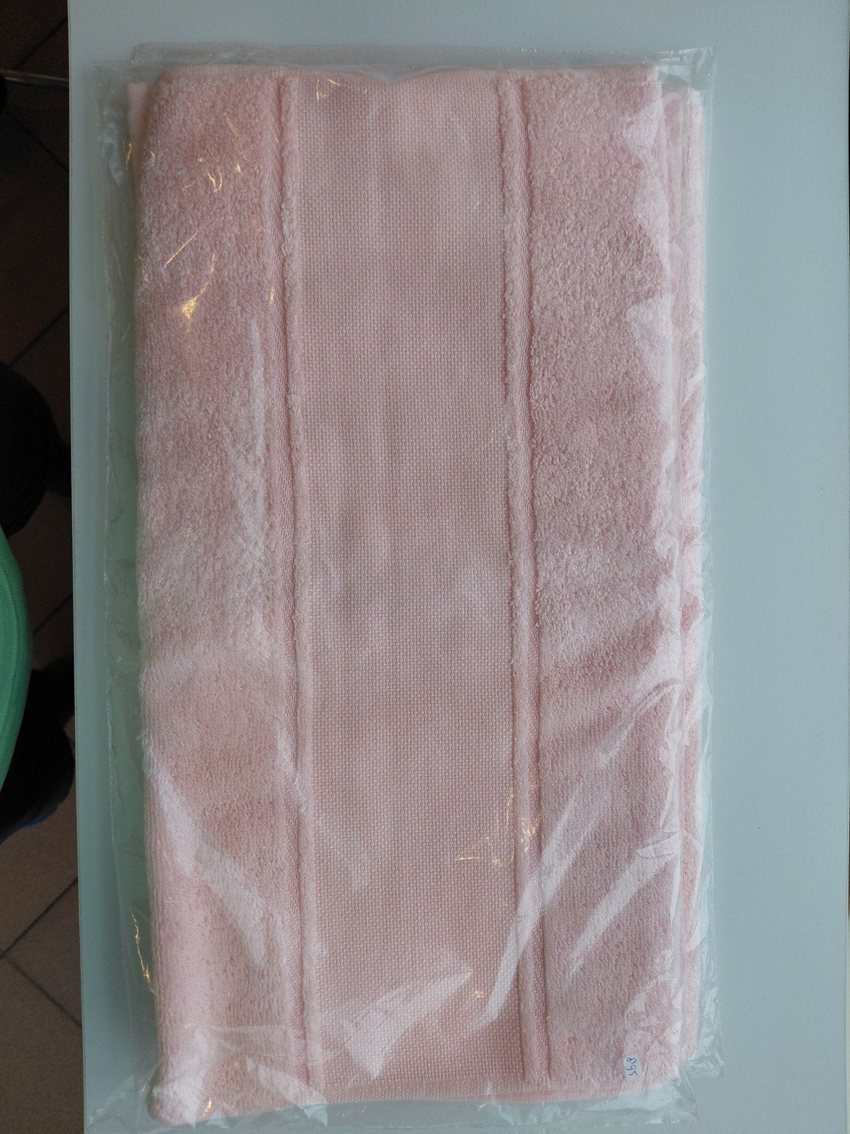 Roze handdoek om te borduren - Van 8,95, nu voor 4,50, Overige typen, Onbekend, Nieuw, Ophalen of Verzenden