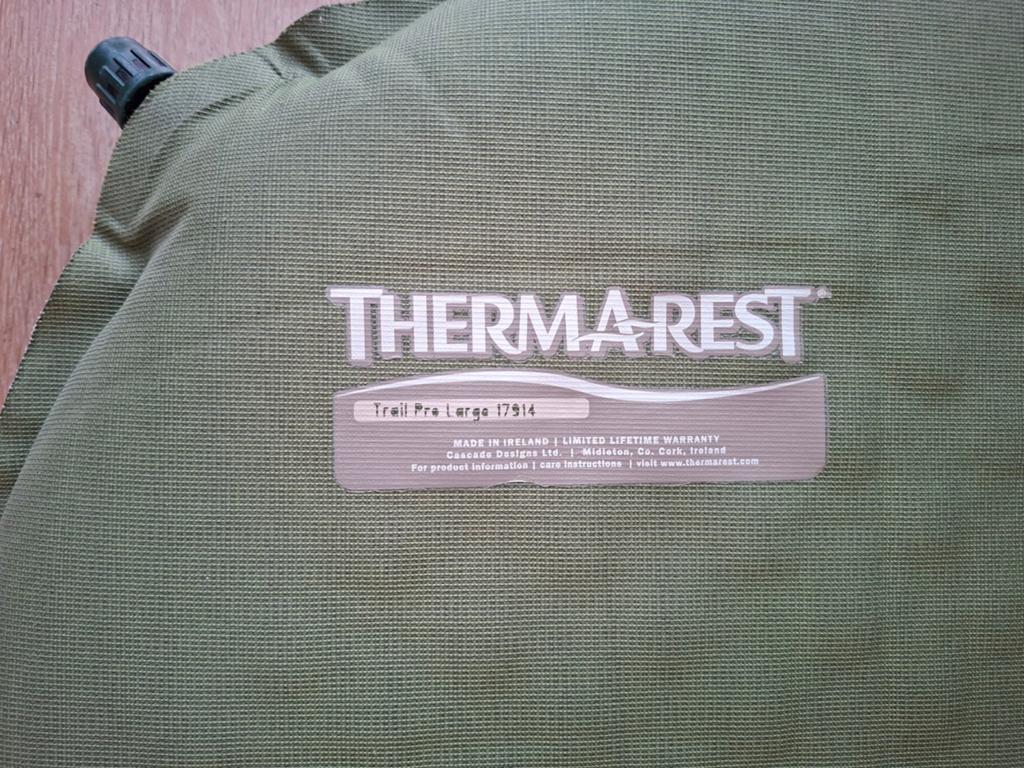 Thermarest Pro Trail LARGE, Ophalen of Verzenden, Zo goed als nieuw, 1-persoons