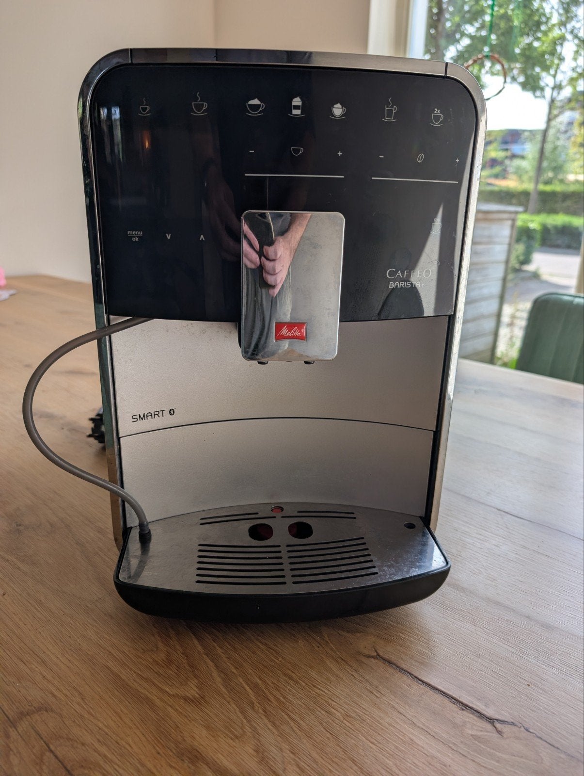 Melitta Caffeo Barista Volautomatische Espressomachin, Afneembaar waterreservoir, Gebruikt, 10 kopjes of meer, Koffiemachine