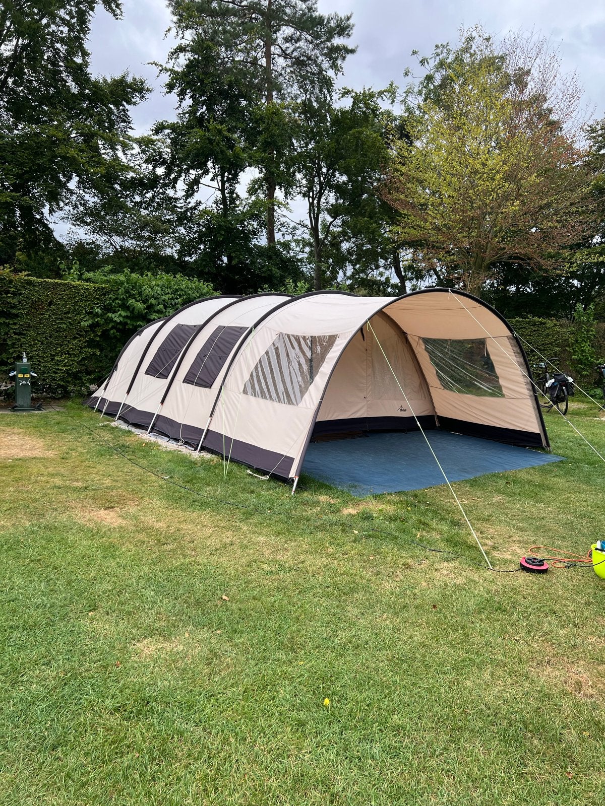 Ruime tunneltent voor 6 personen Obbelink, Caravans en Kamperen, Tenten, Ophalen, Gebruikt, Tot en met 6