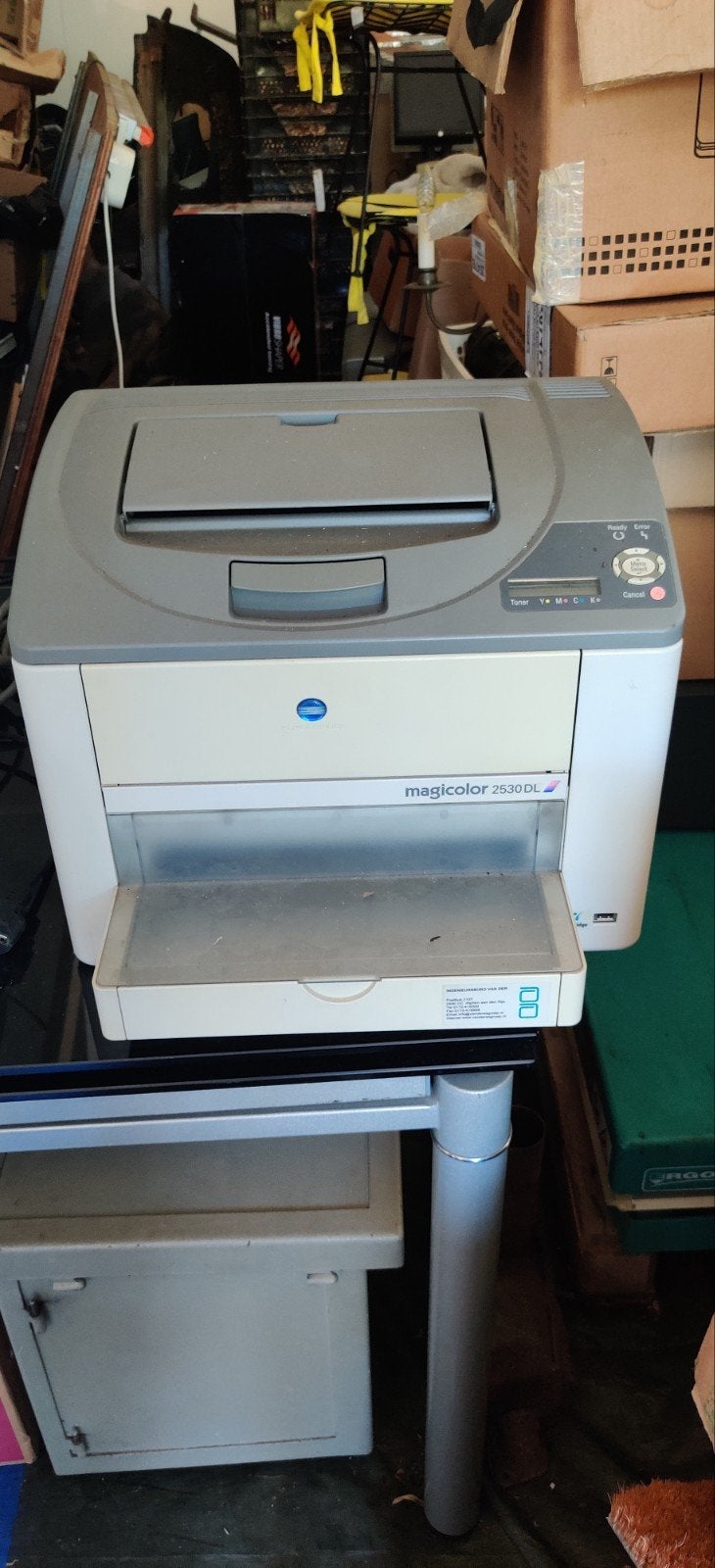 Minolta magicolor 2530DL kleuren laserprinter (defect), Computers en Software, Printers, Ophalen