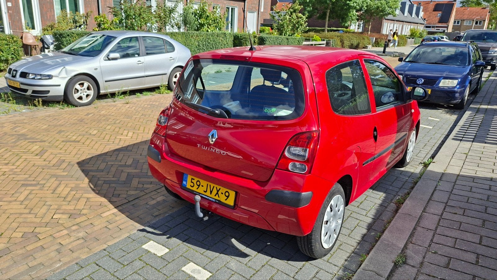Renault Twingo 1.1 2009 Rood, Auto's, Voorwielaandrijving, Twingo, 31 €/maand, 4 cilinders