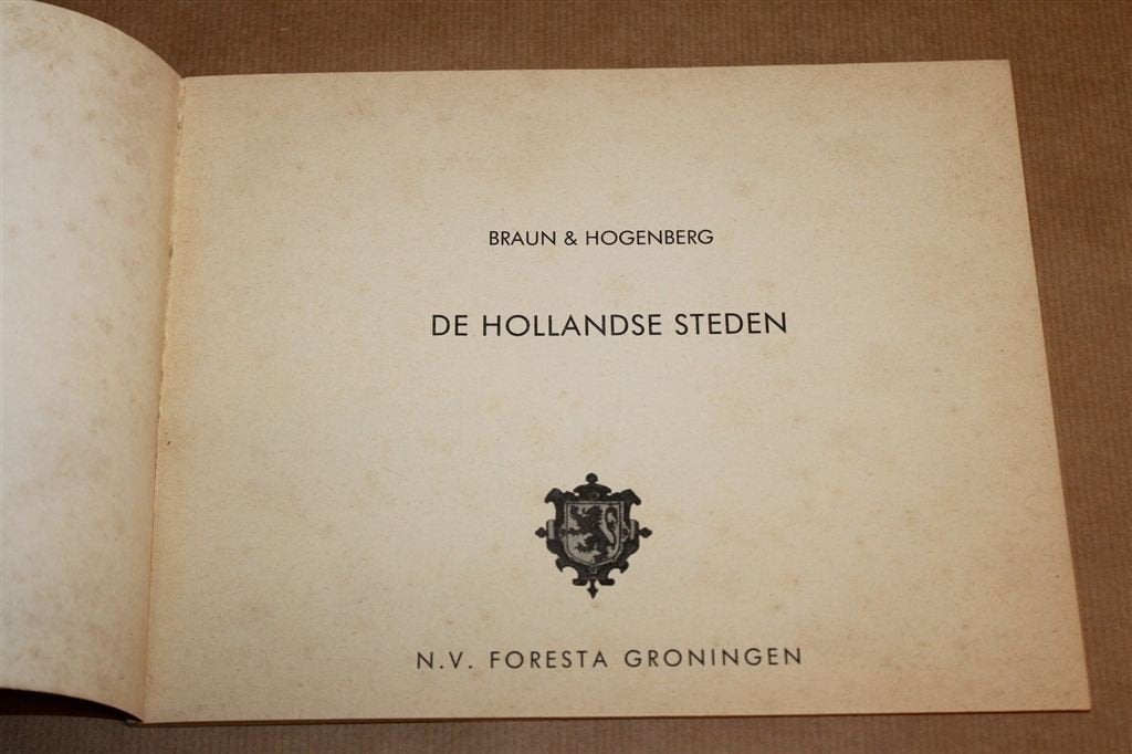Hollandse Steden — Stadsplattegronden Braun Hogenberg 1574, Ophalen of Verzenden, Gelezen