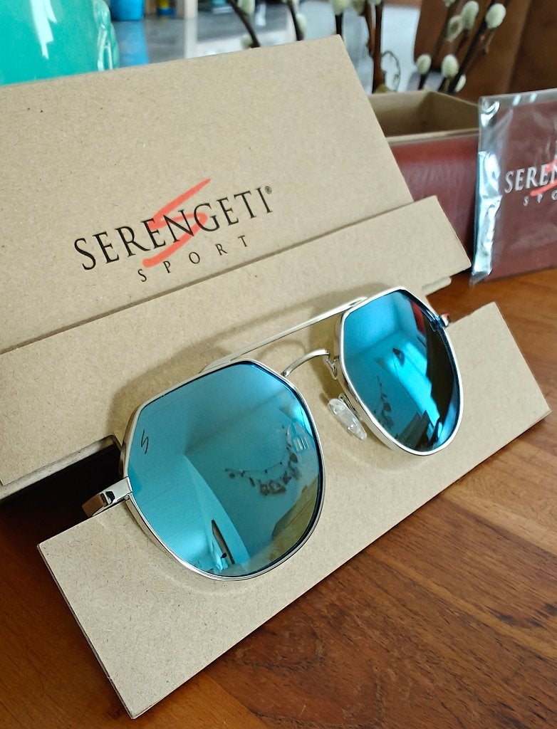 Serengeti zonnebril Shelby SS533004 Blue Mirror Polarized, Sieraden, Tassen en Uiterlijk, Zonnebrillen en Brillen | Heren, Overige merken
