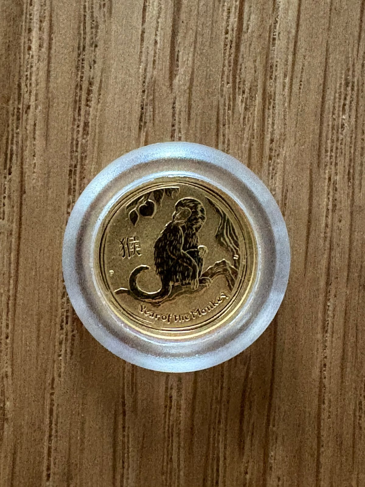 1/20 ounce goud Lunar 2 year of the monkey 2016, Ophalen of Verzenden, Goud