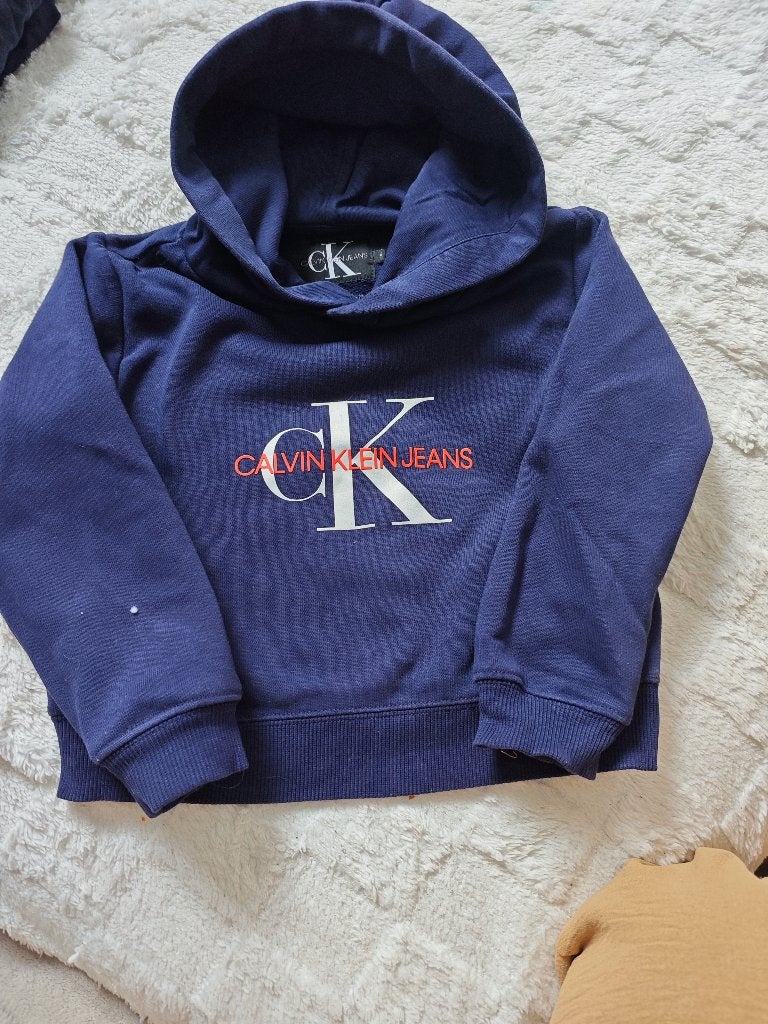 Calvin Klein Hoodie maat4/104, Jongen of Meisje, Trui of Vest, Zo goed als nieuw, Calvin Klein