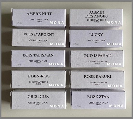 Collectie set 10 niche parfum samples proefjes testers, Verzenden, Nieuw