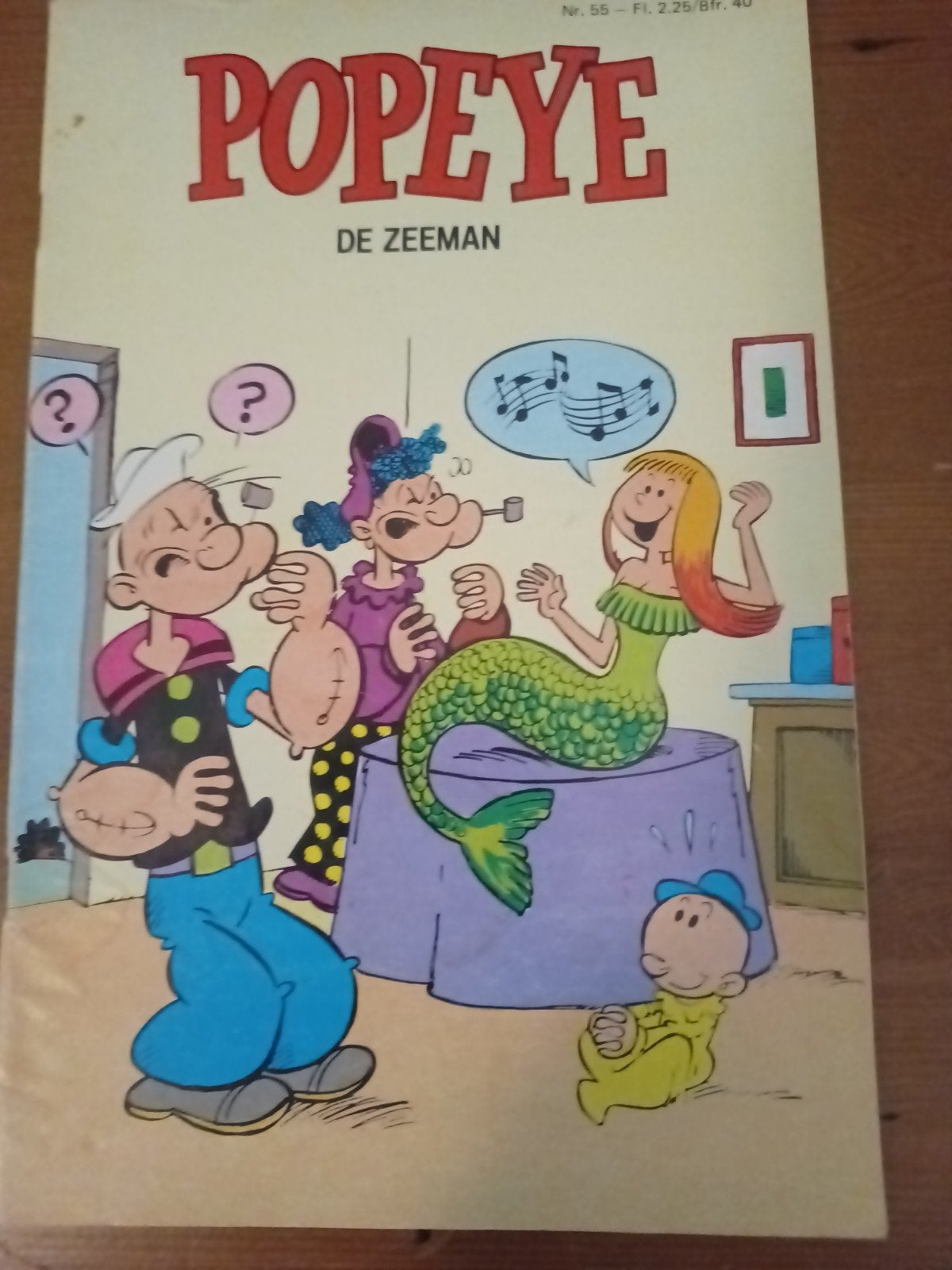 Popeye De Zeeman Stripboek Nr. 55, Ophalen of Verzenden