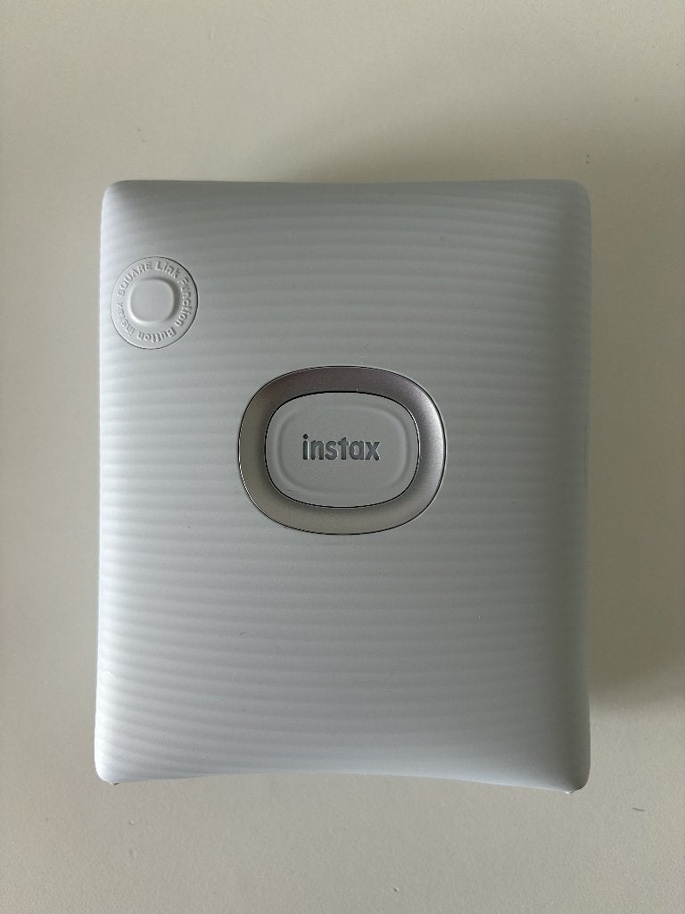 Fuji Instax Square fotoprinter, als nieuw, wit, met 2 films, Computers en Software, Pocketprinters, Verzenden, Zo goed als nieuw