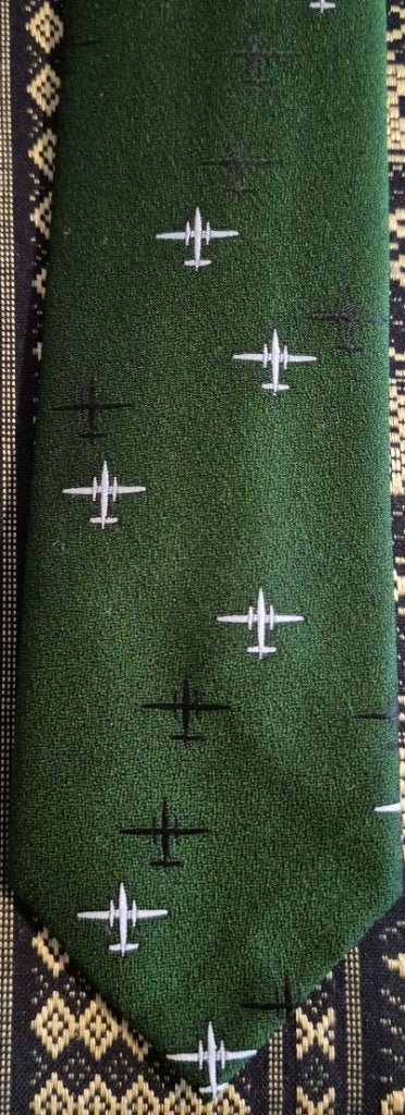 Fokker stropdas groen smal 6 cm breed, Ophalen of Verzenden, Nieuw, Groen