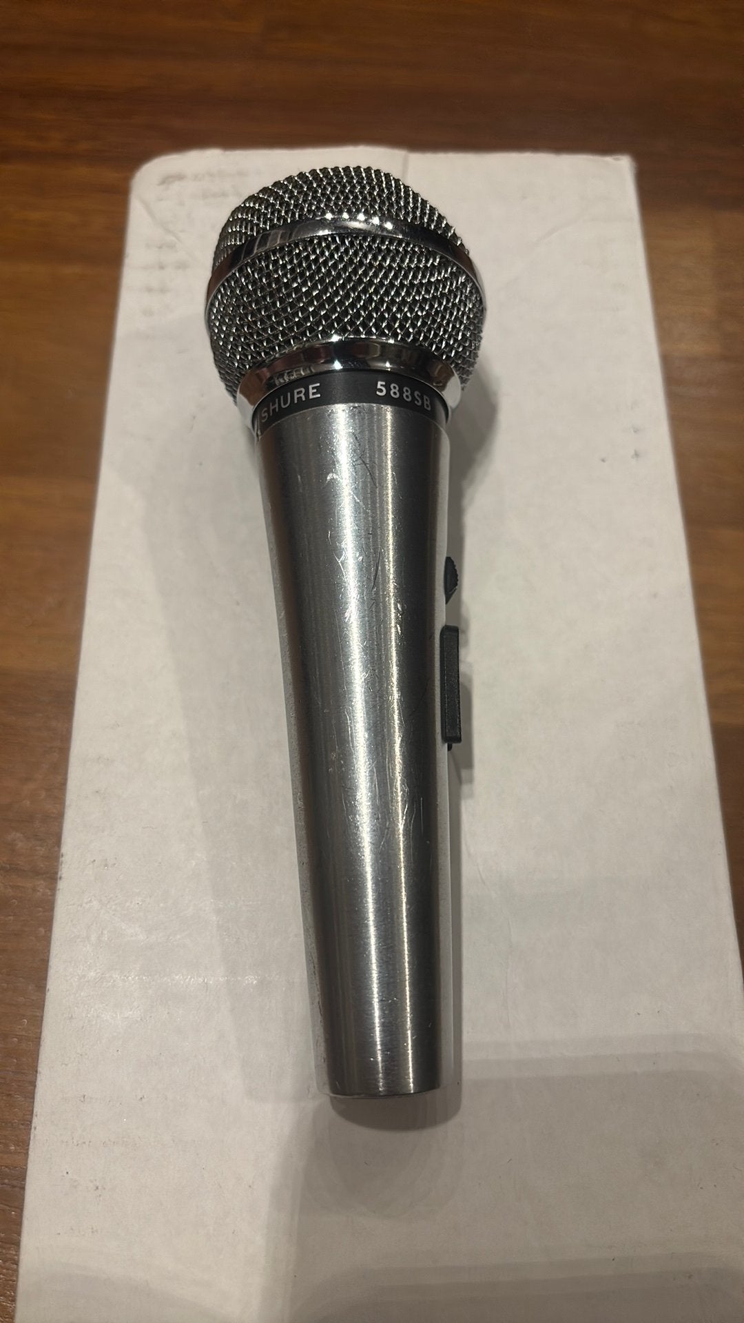 Shure 588SB Microphone / Microfoon izgst, Muziek en Instrumenten, Microfoons, Ophalen of Verzenden, Gebruikt, Zangmicrofoon