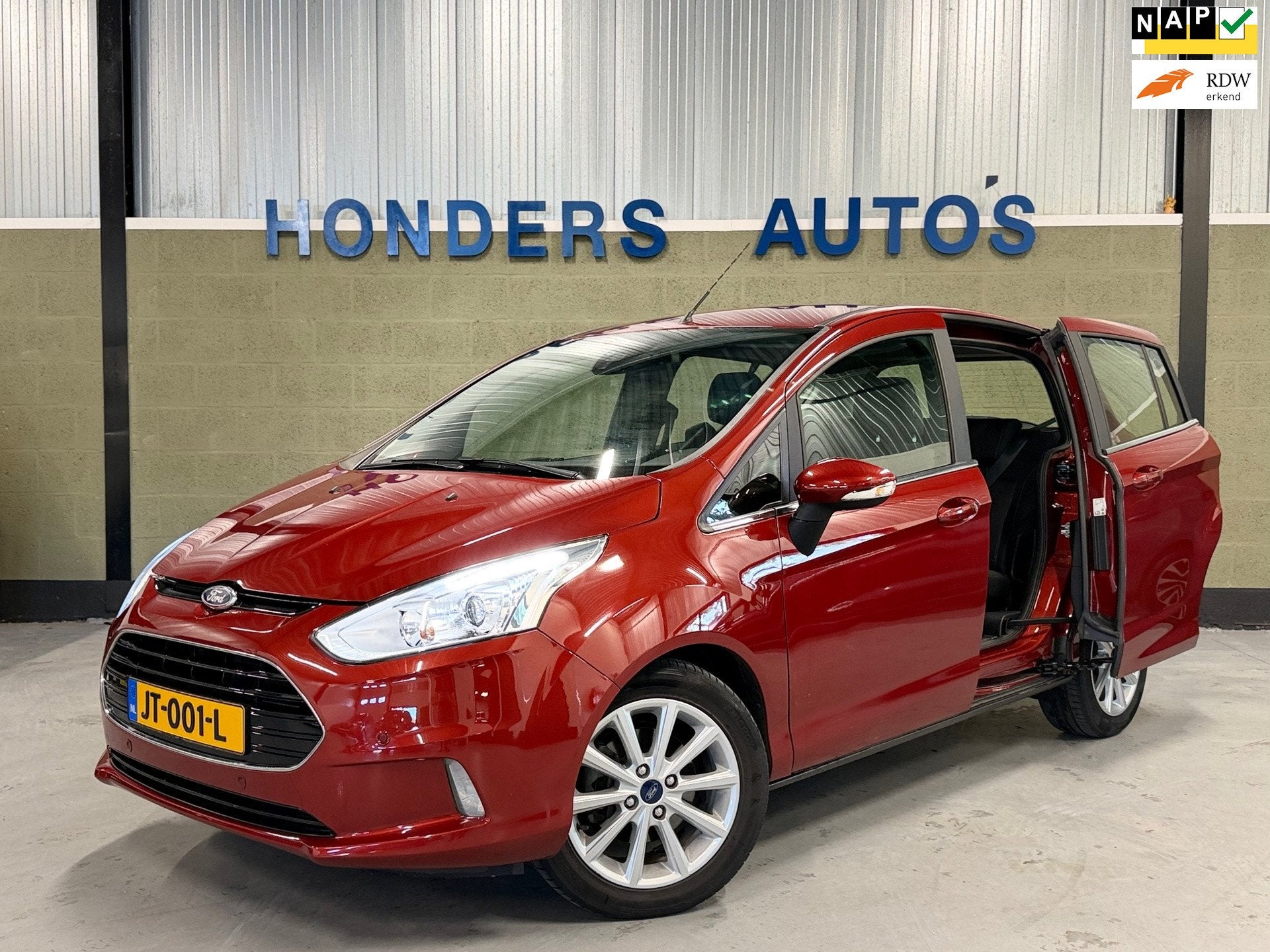Ford B-Max 1.6 TI-VCT AUT Titanium| CAMERA | NAP. ORIGNL | P, Auto's, Ford, 1596 cc, Gebruikt, B-Max, 1209 kg