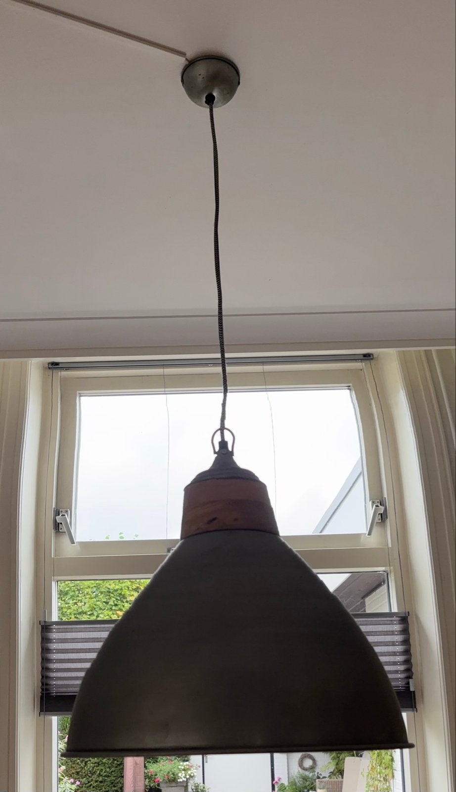 Industriële hanglamp, Ophalen, Gebruikt, Metaal, E27 (groot)