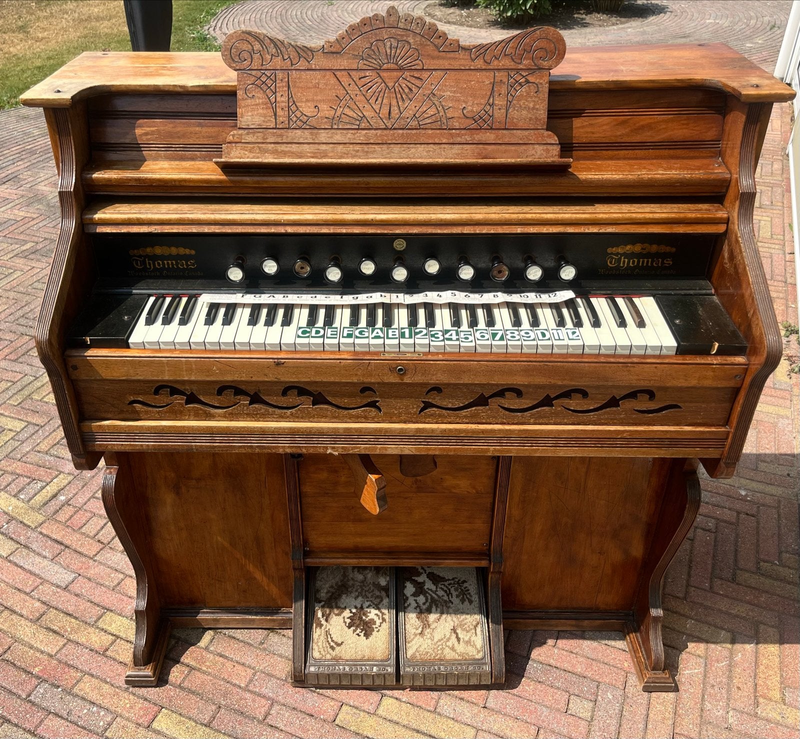 Antiek Thomas Harmonium - Woodstock, Ontario, Canada, Ophalen, Gebruikt, 1 klavier, Harmonium