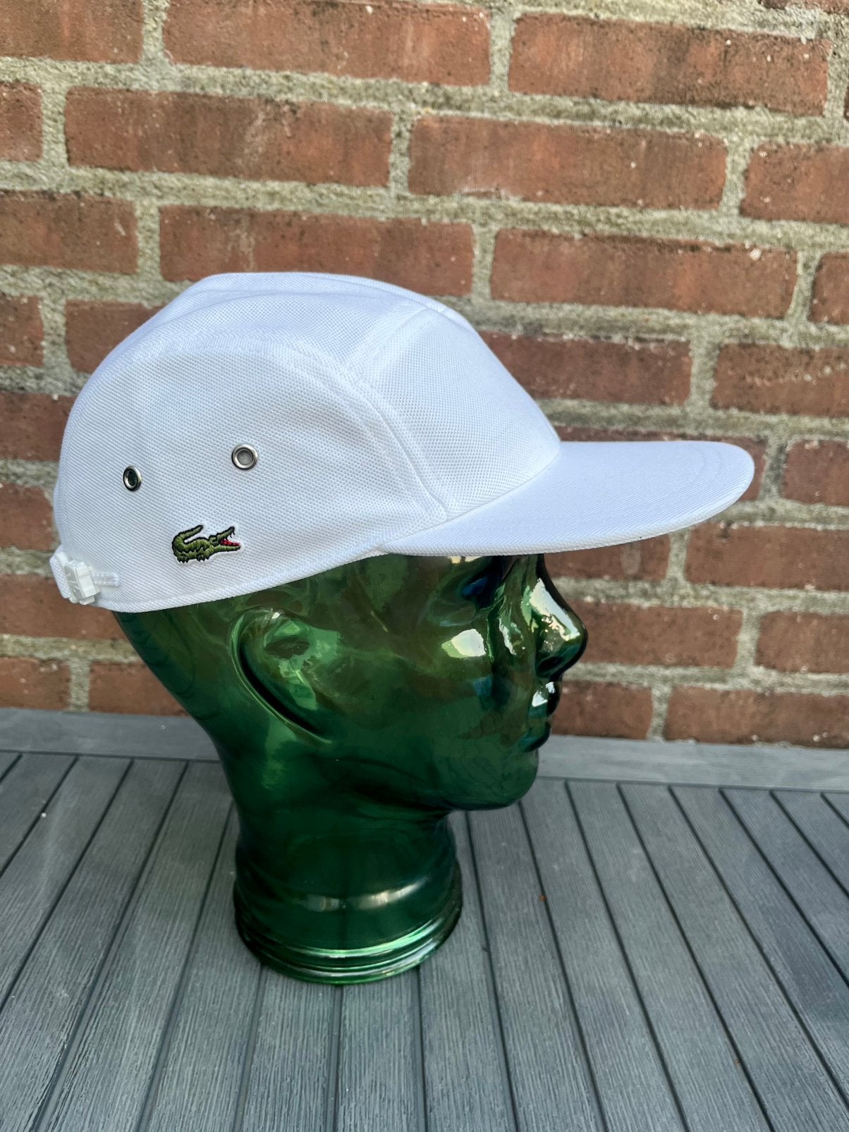 Lacoste girolle white pet hat cap casquette L new, Kleding | Heren, Hoeden en Petten, Verzenden, Nieuw, 58 of 59 cm (L, 7¼ of ⅜ inch)