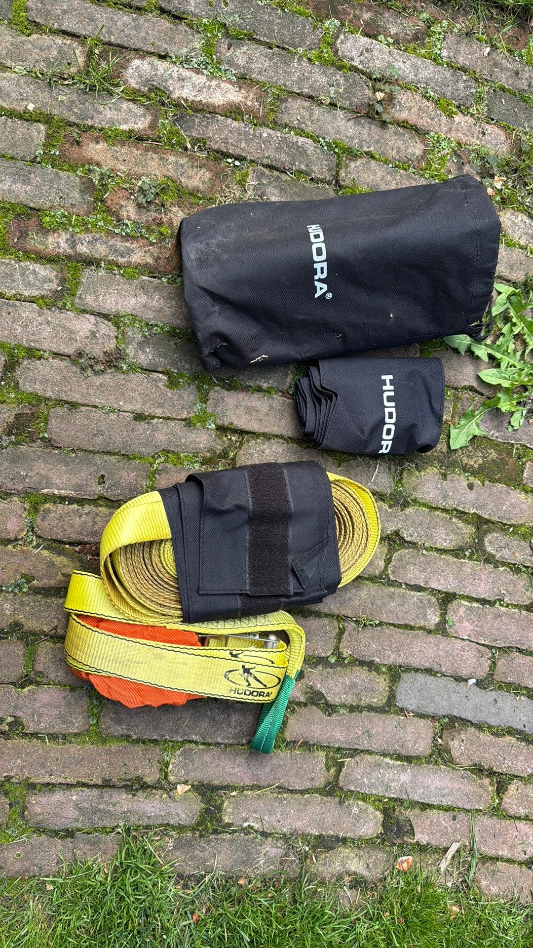 Spanband indianenbrug voor bv tussen 2 bomen, Ophalen of Verzenden, Gebruikt