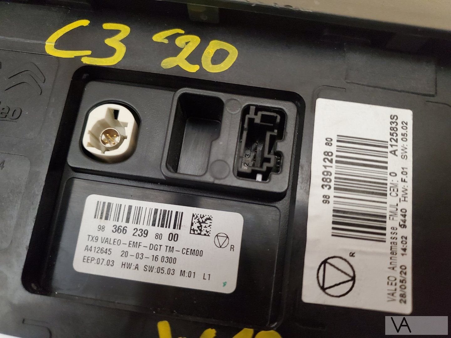 Peugeot 208 2008 Opel Corsa F navigatie display 9836623980, Gebruikt, -, -, Ophalen of Verzenden