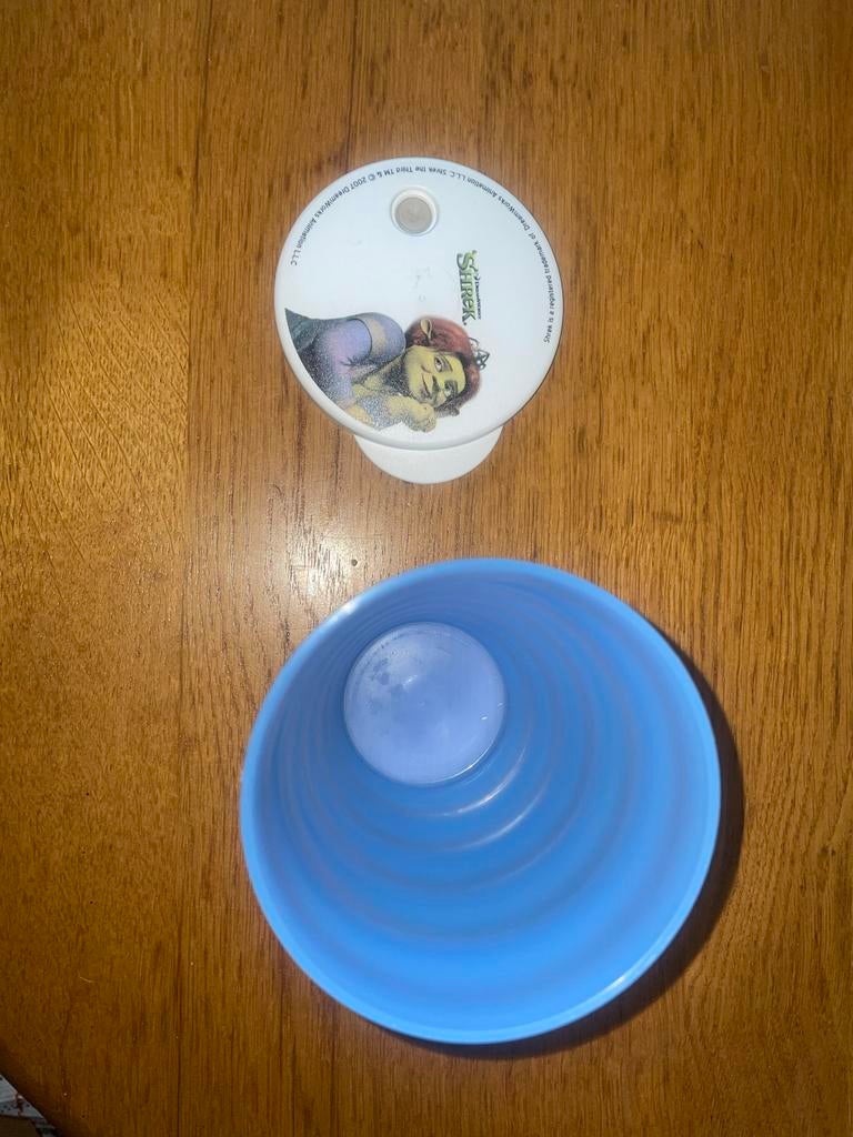 Tupperware Shrek Rietjesbeker 500ML, Huis en Inrichting, Keuken | Tupperware, Ophalen of Verzenden, Nieuw, Blauw, Beker of Kan